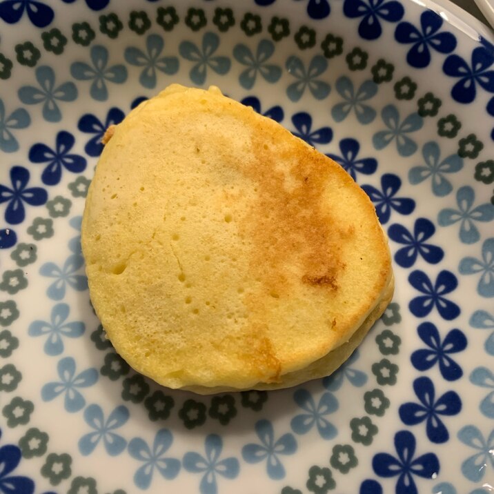 休日の朝食に☆豆腐パンケーキ